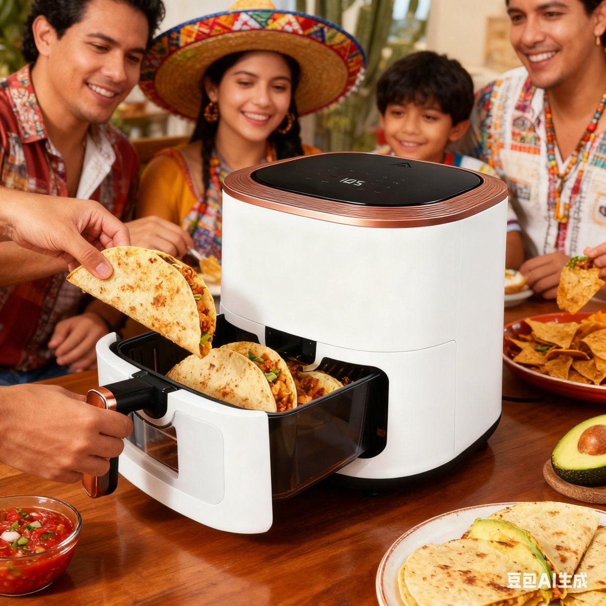 Wholesale 8L Full Automatic Electric Air Fryer - Transparent View, Oil-Free Cooking, Newest Model   Bulk 8L Full Automatic Air Fryer | Transparent View Oil-Free Electric Air Fryer Latest Version - Image 2