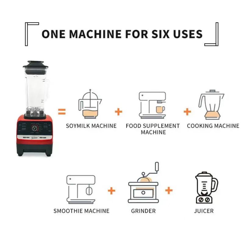 Wholesale Silver Crest 2 in 1 Commercial Blender 4500W, 2L Capacity Mixer Grinder - Image 5