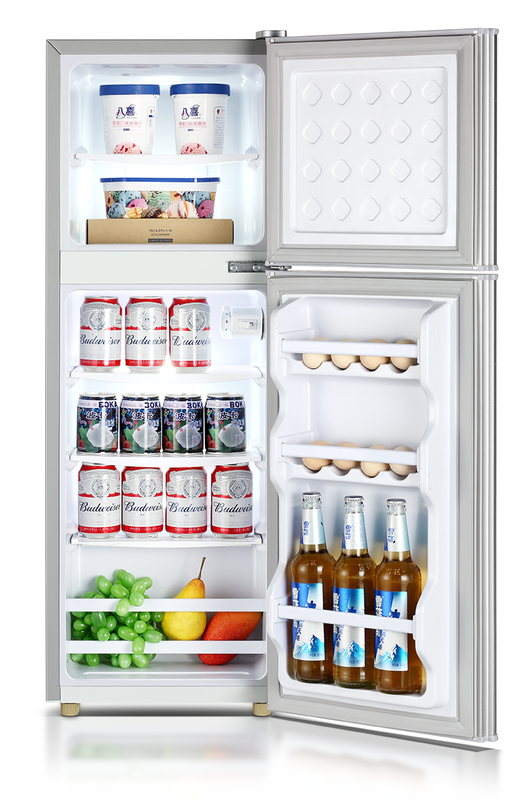 Factory Direct Stainless Steel Double-Door 98L Portable Fridge Compressor - Image 2