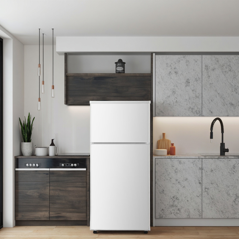 Factory Direct 102L Stainless Steel Double-Door No Frost Fridge for Hotel Home - Image 4