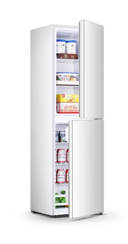 Factory Direct Stainless Steel Double-Door Manual Defrost Fridge 158L Grade 1 Energy Efficient Compact Portable Compressor for - Image 2