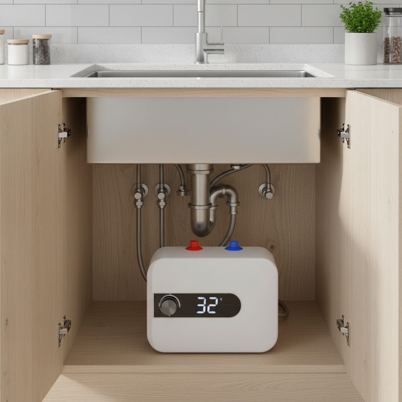 8L Digital Electric Water Heater 1500W Wall-Mounted IPX4 220V - Image 4