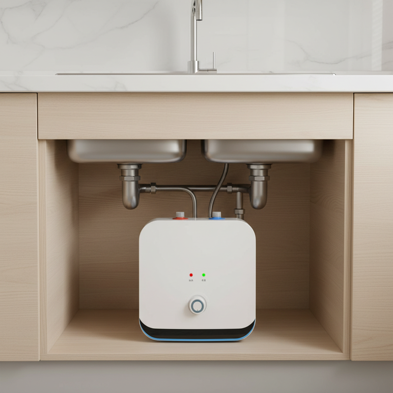 8L Smart Electric Water Heater 1500W Wall-Mounted IPX4 Kitchen - Image 2