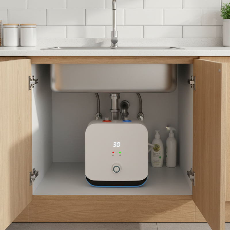 8L Smart Electric Water Heater 1500W Wall-Mounted IPX4 220V - Image 2
