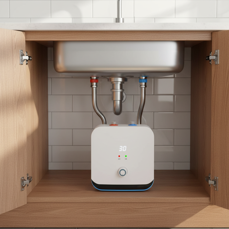 8L Smart Electric Water Heater 1500W Wall-Mounted IPX4 220V - Image 4