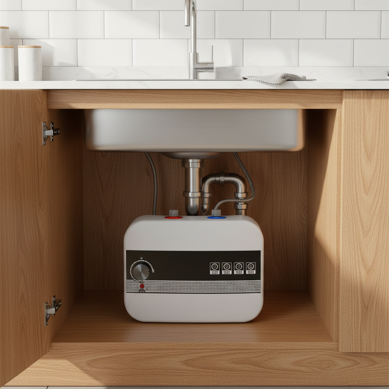 6L Smart Electric Water Heater 1500W Wall-Mounted IPX4 Kitchen - Image 3