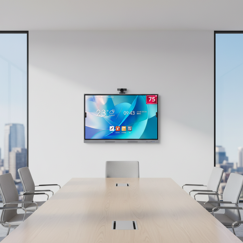 75Inch Touch Screen LED TV 4K 120Hz, Android 13.0, 400cd/m² Brightness - Image 3