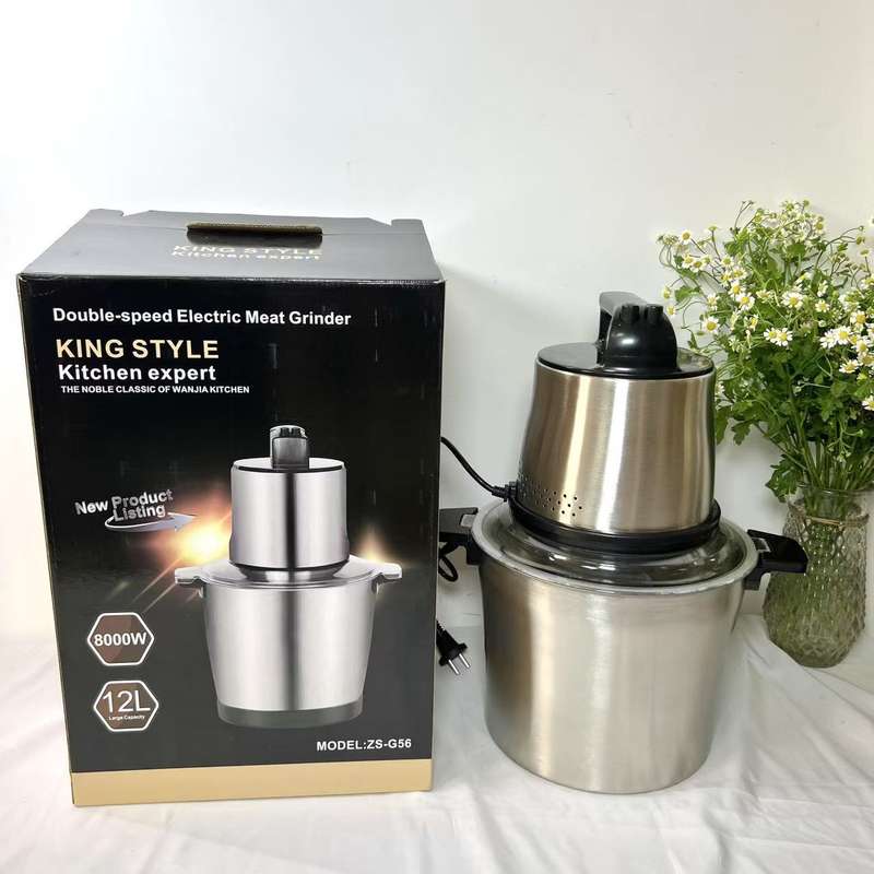 Stainless Steel Meat Grinder 1000W for Home & Commercial Use
