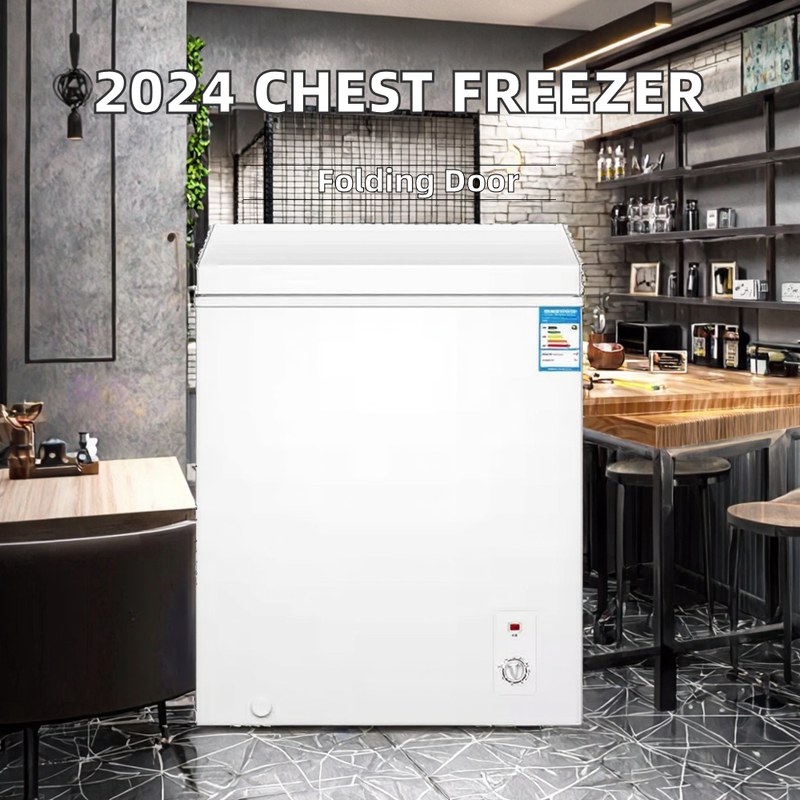 38L Chest Freezer White Commercial Freestanding Fridge Factory Price - Image 2