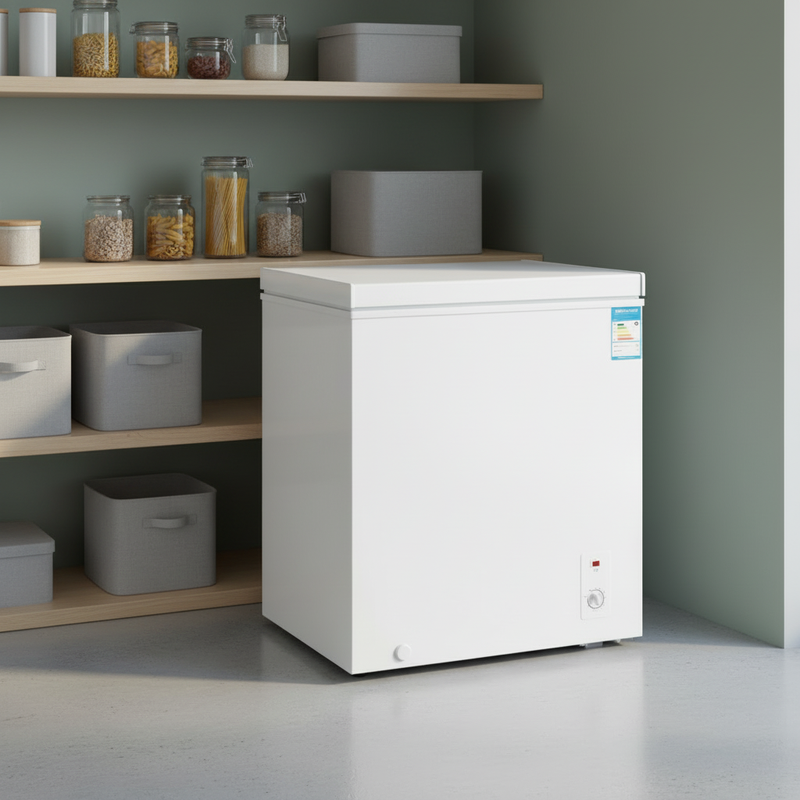 72L Chest Freezer Commercial Freestanding Fridge White 2025 New - Image 2