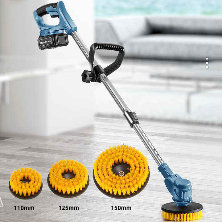 Long Handle Electric Cleaning Brush, 21V Cordless Scrubber for Bathroom - Image 5