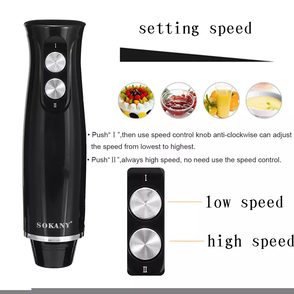 4in1 Blender 220V Mixer with Whisk, 2 Speeds, 10L Stainless Steel