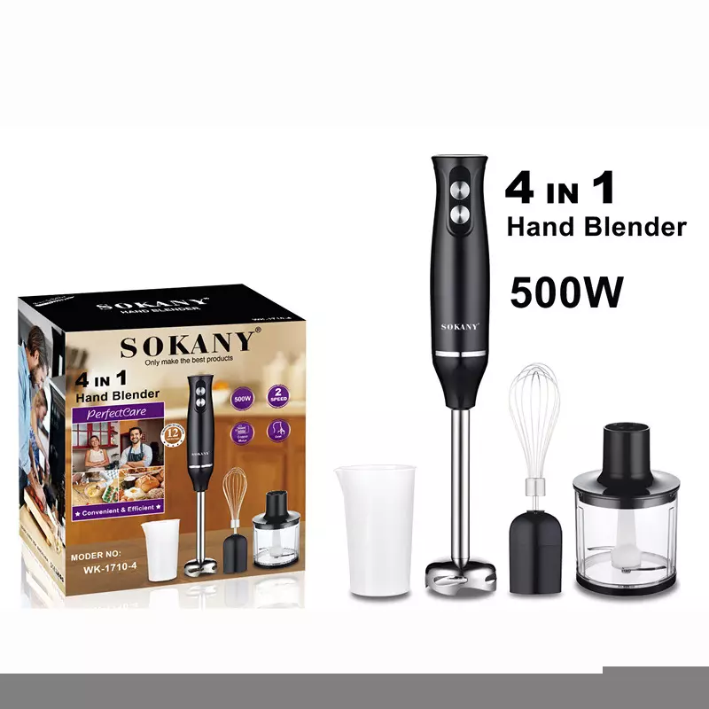 4in1 Blender 220V Mixer with Whisk, 2 Speeds, 10L Stainless Steel - Image 5