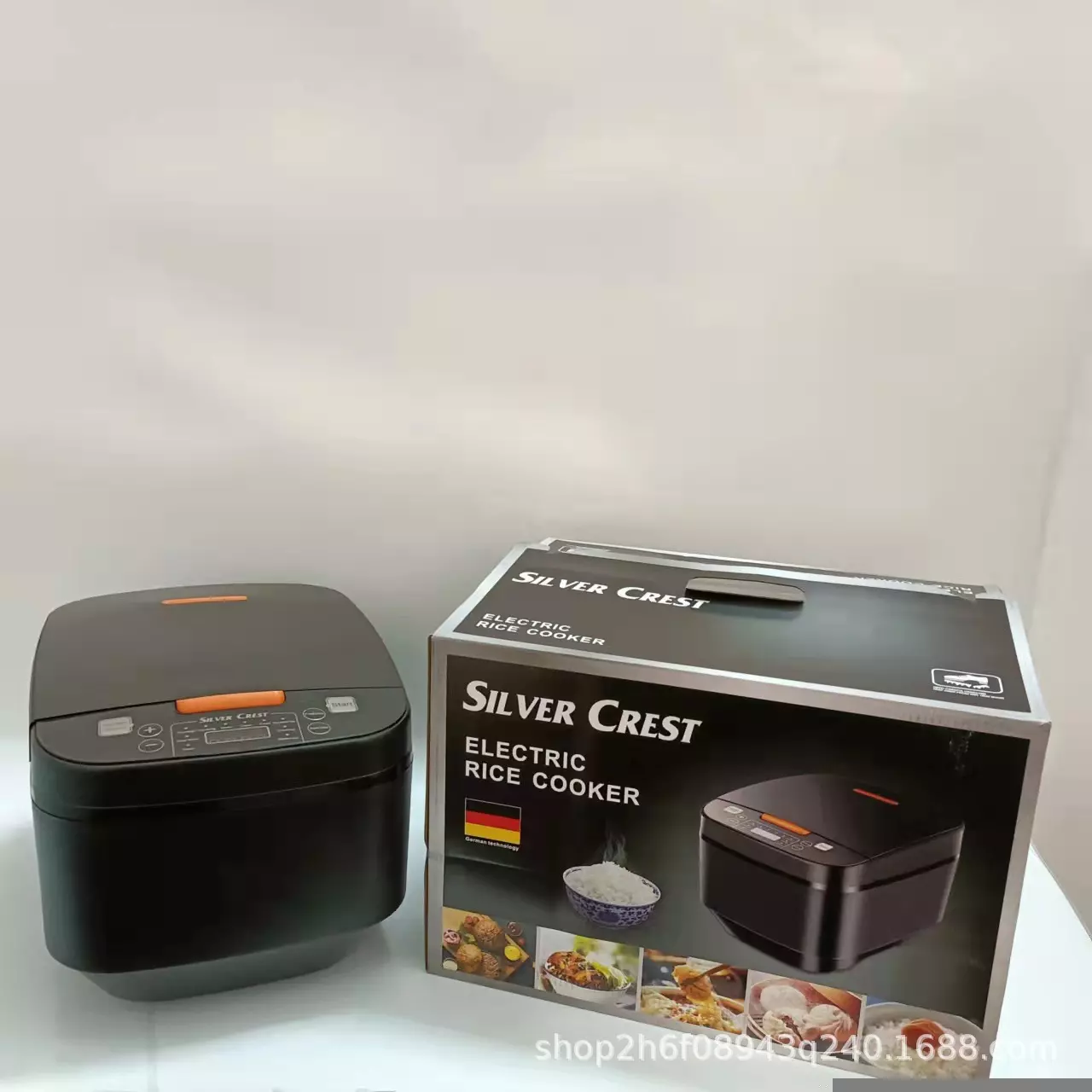 Smart Firewood Rice Cooker 5L Black 220V EU/UK, Non-stick, 900W, 4-5 Person