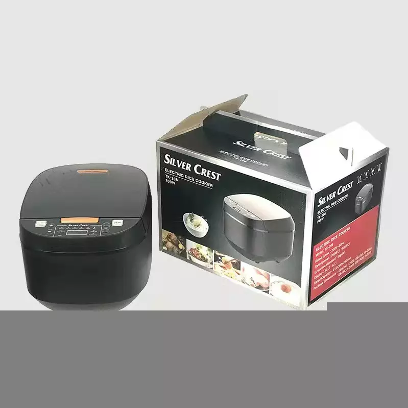Smart Firewood Rice Cooker 5L Black 220V EU/UK, Non-stick, 900W, 4-5 Person - Image 2