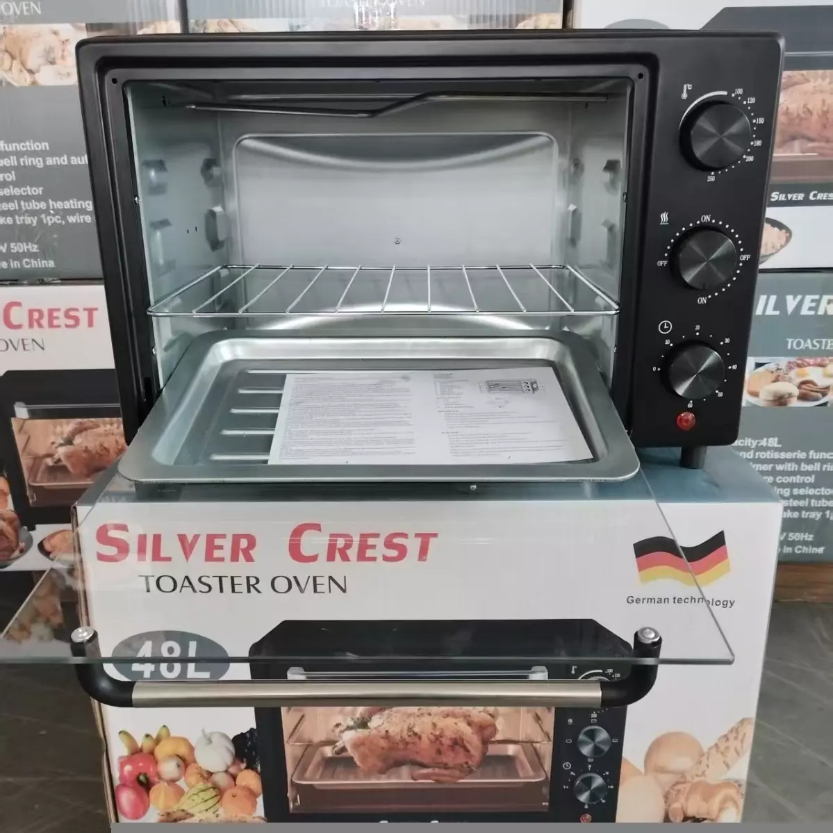 48L Electric Oven with Timer, Thermostat Control, 220V EU Export - Image 2