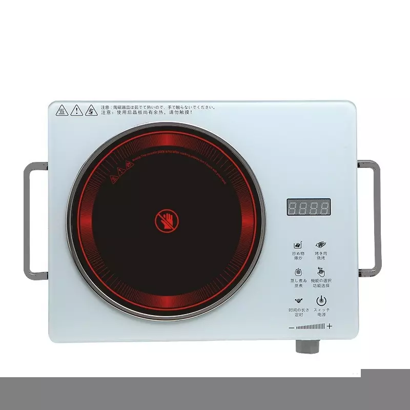 Infrared Electric Stove 3000W EU Plug，Touch Control，8 Power Levels，Black Glass - Image 5