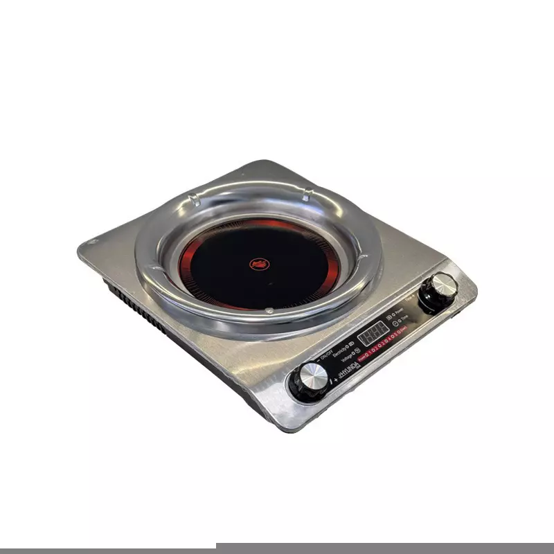 Powerful Induction Cooker EU Plug 3000W w/Stainless Steel Infrared Heating - Image 1