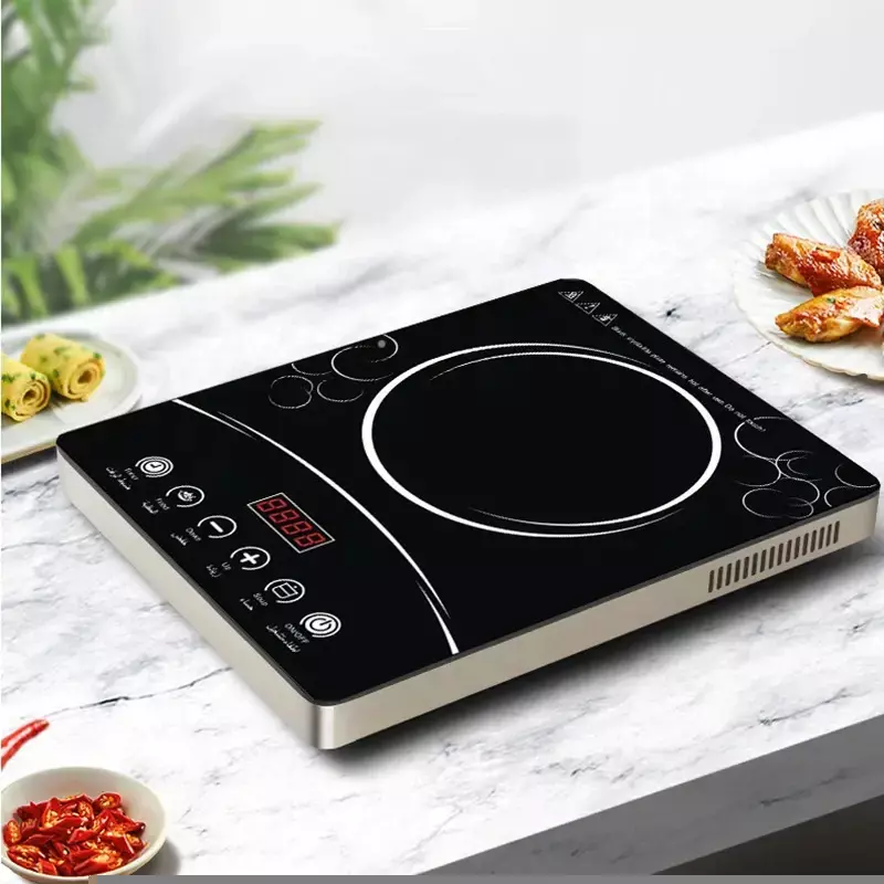 Infrared Electric Cooker Stove, 3000W Touch Control with Timer, EU Plug