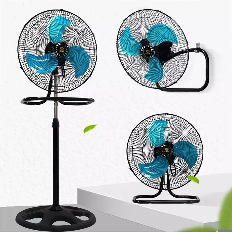 18 Inch Floor Standing Fan with Oscillation, 75W DC Motor, 6-Speed, Wall Mountable - Image 3
