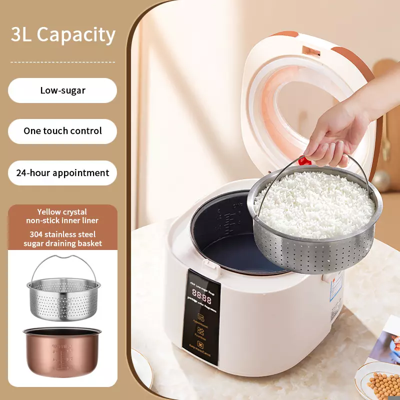 5L Rice Cooker with View Window, 220V Electric, 700W, 5L Capacity - Image 2
