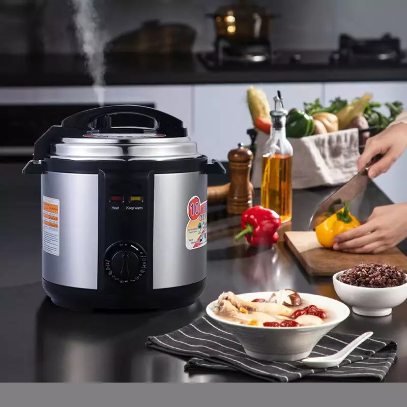 HLIFIDI 6L/8L Commercial Pressure Cooker, 1000W, 3-Layer, MY-C540G, Custom Logo - Image 2