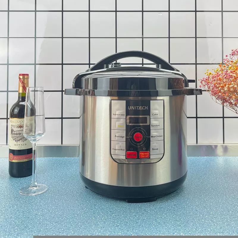 熊哲察 8L Electric Pressure Cooker MY-C540G, 1000W, 8+1 Safety, LCD Display