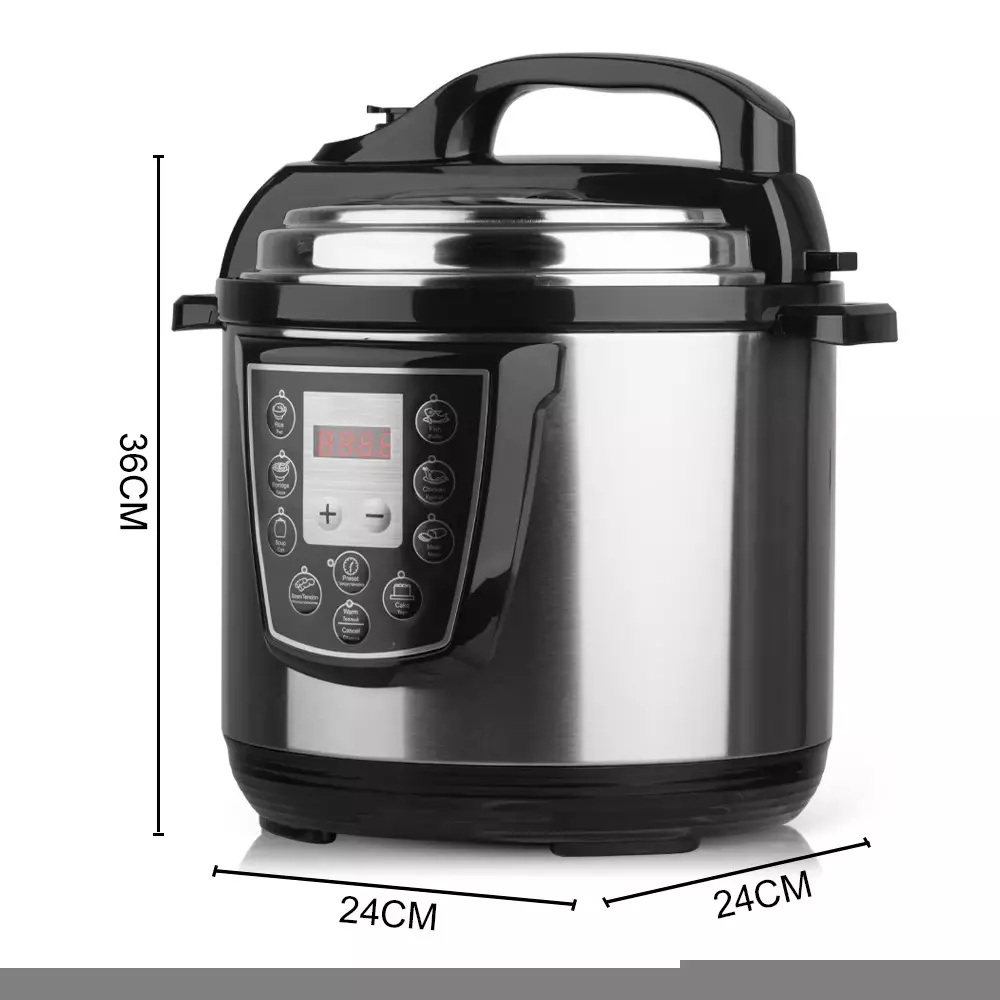 6L Electric Pressure Cooker, 1300W EU Plug, MY-C540G, Digital Display - Image 4