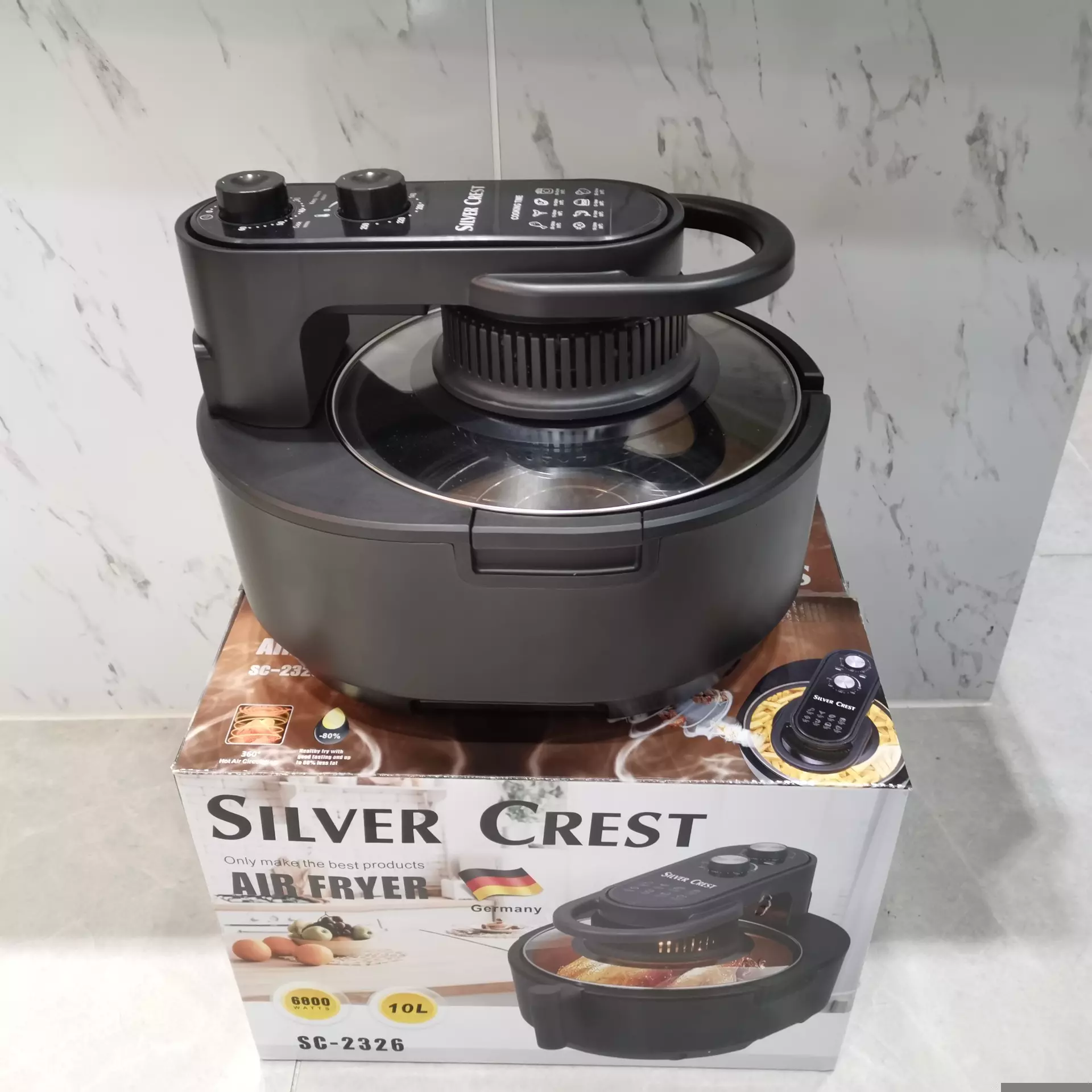 OEM 5L Visual Air Fryer with 3C Certified 111V-240V Wide Voltage - Image 2