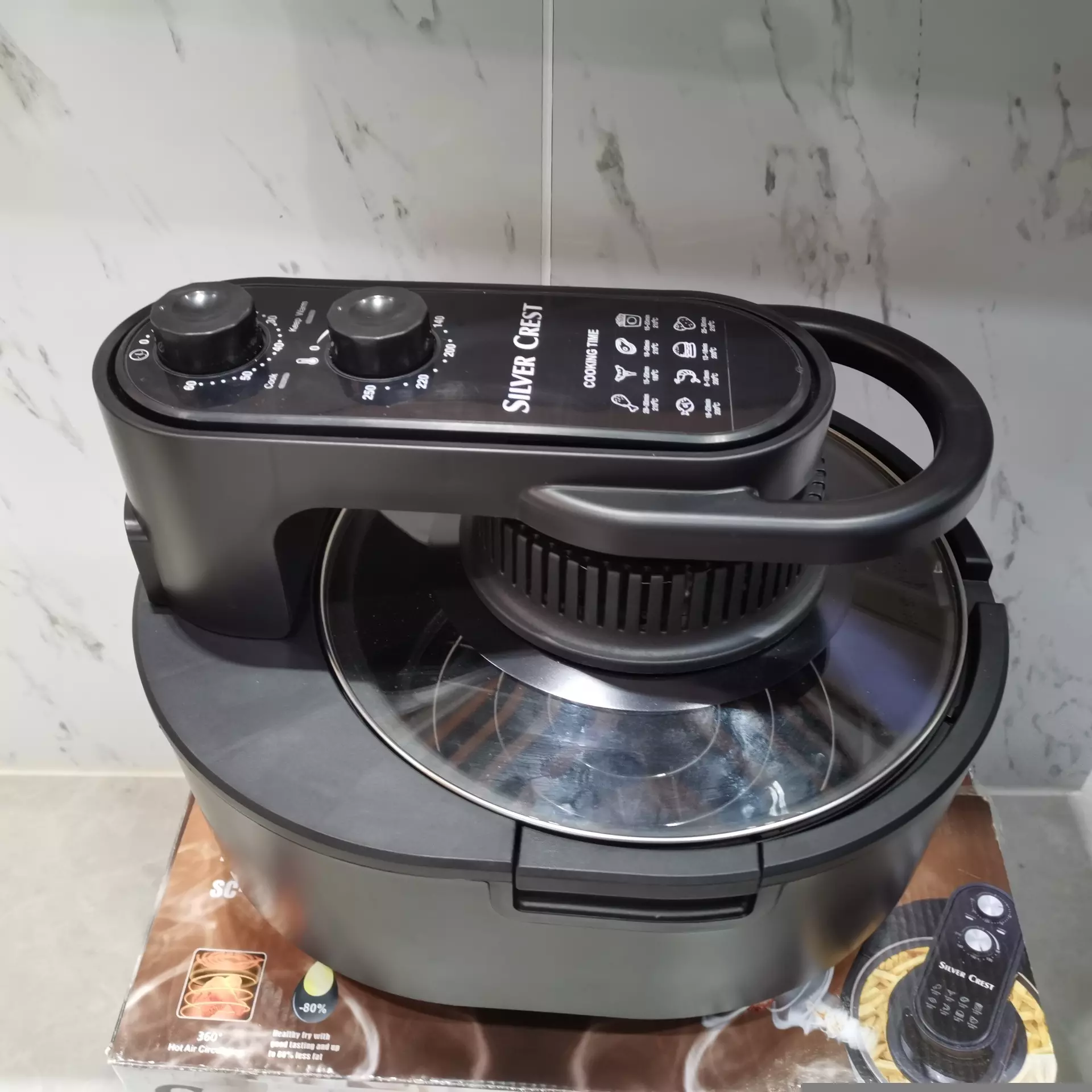 OEM 5L Visual Air Fryer with 3C Certified 111V-240V Wide Voltage - Image 3