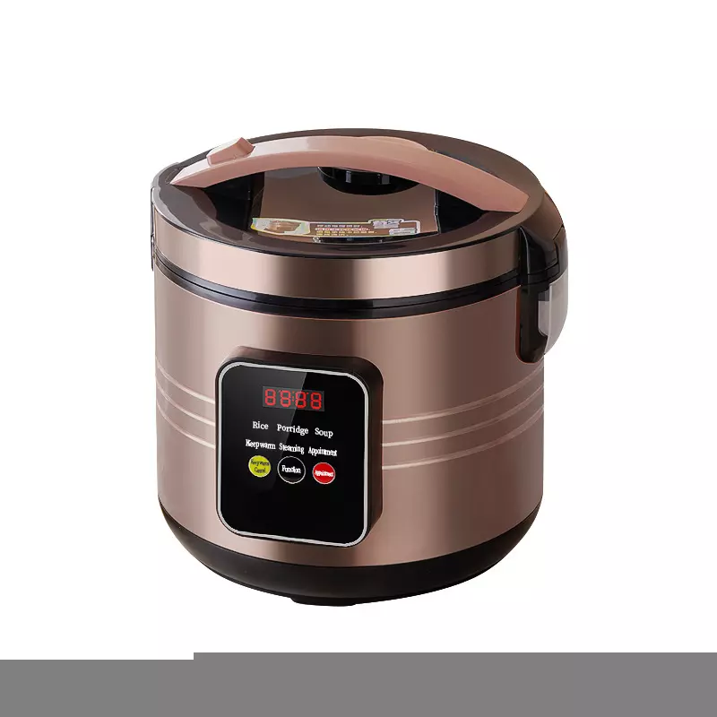 Electric Rice Cooker 5L Smart Non-Stick Steaming Pot with Timer & Preset - Image 5