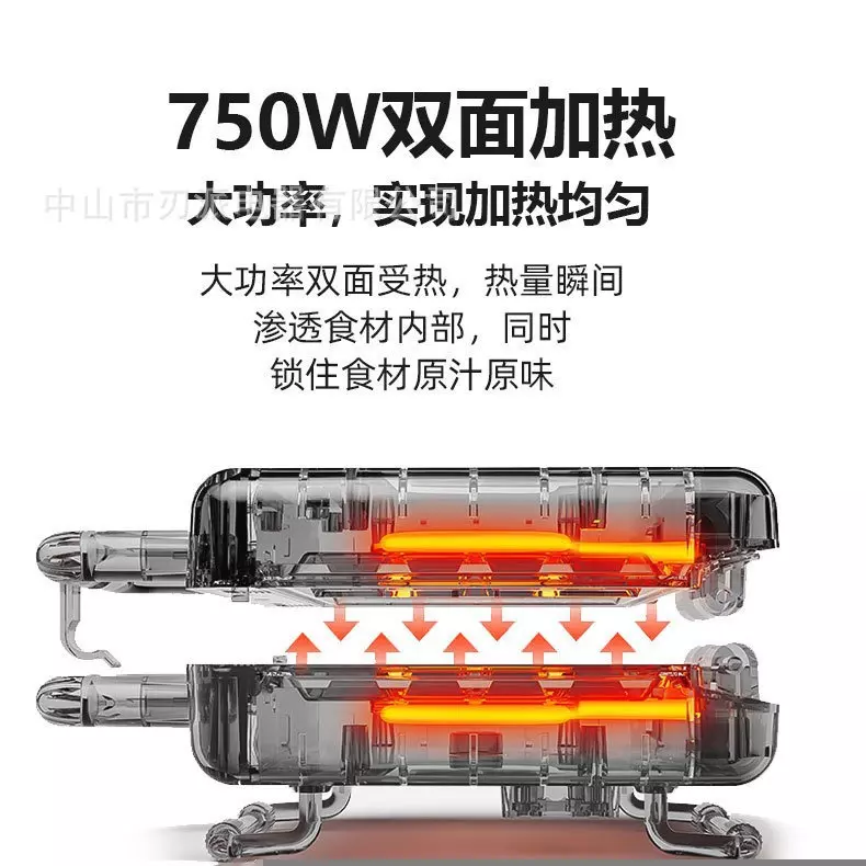 SOKANY 750W Hot Dog Maker Machine, CE Certified for Home Use - Image 4