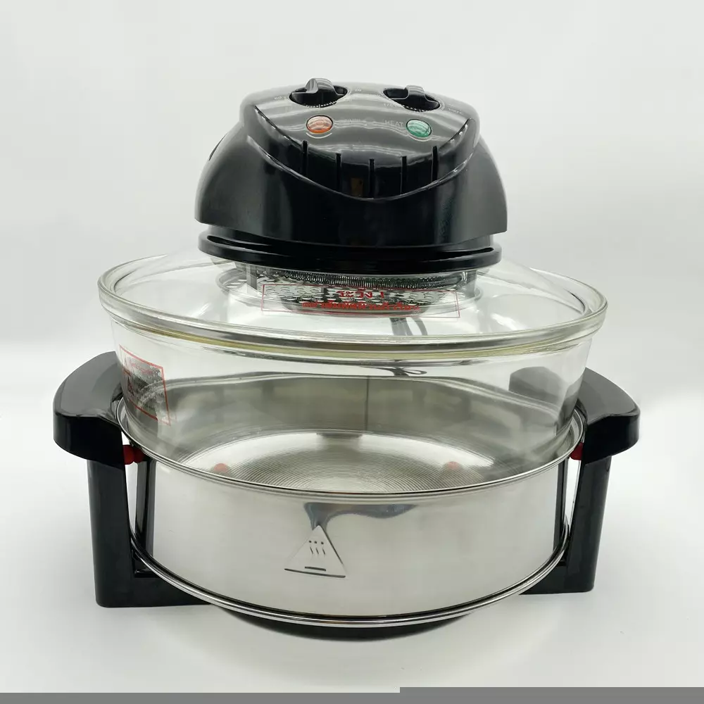 Large Capacity 12L Air Fryer Oven with Timer & Handle, 1300W, 2-in-1 Glass Design - Image 5