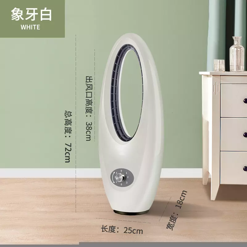 Green Tower Fan DC Motor 3 Speed Remote Oscillating 220V 50Hz - Image 2