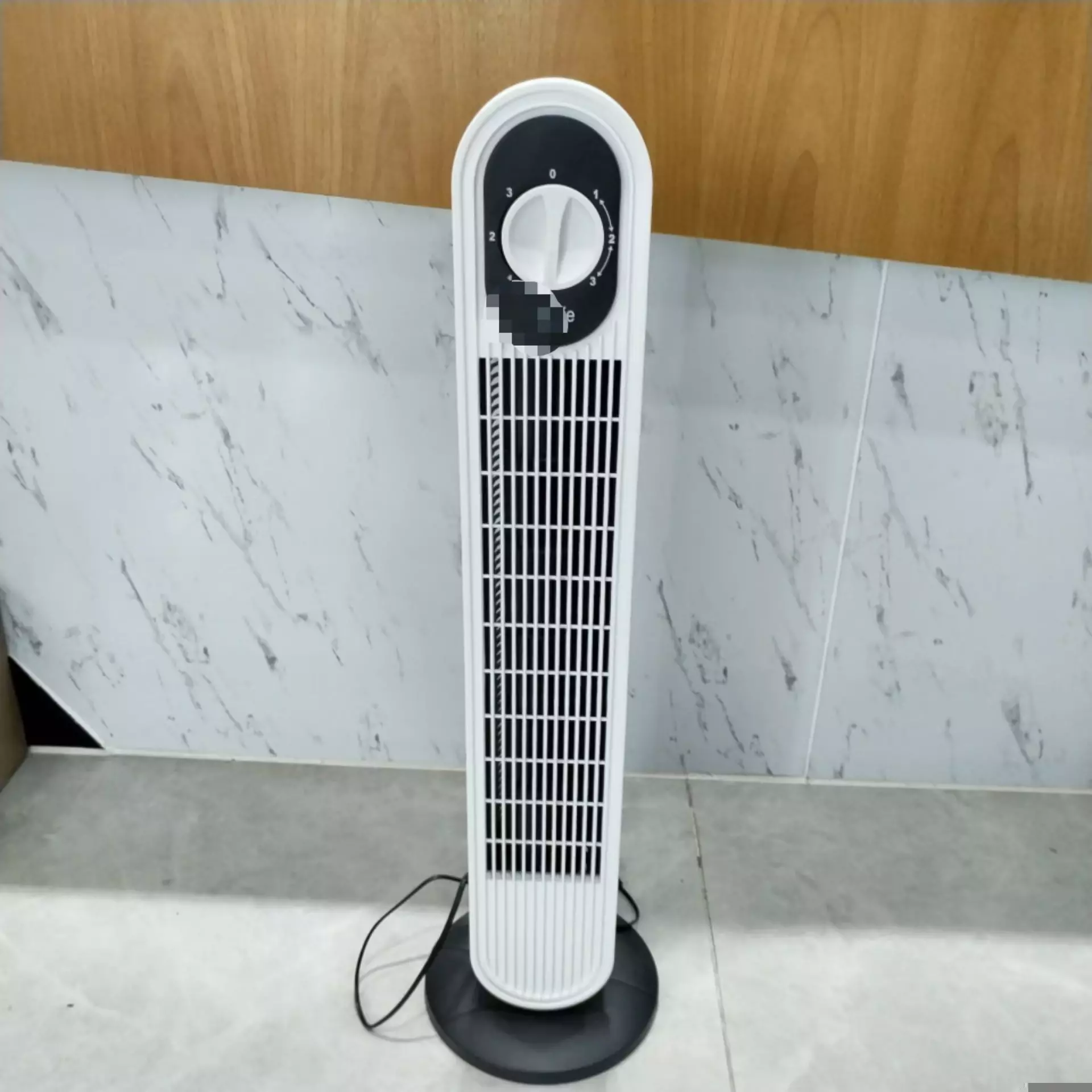 Tower Fan 79CM, 300W AC Floor Fan with Oscillation, 5 Speed Natural Wind