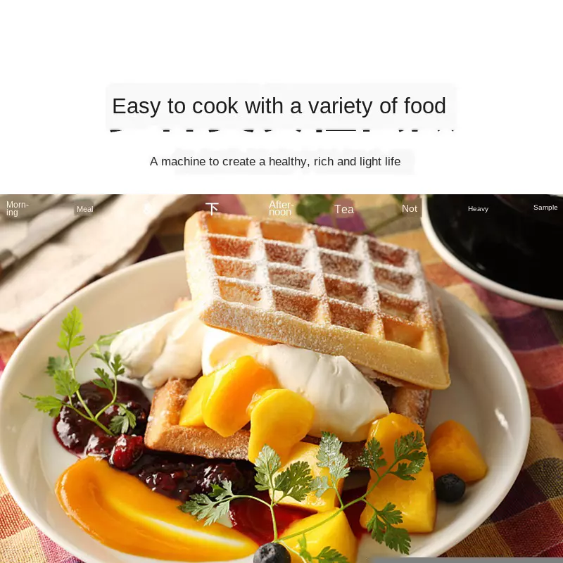 SOKANY 700W European Waffle Maker, 220V Pancake Baking Machine - Image 3