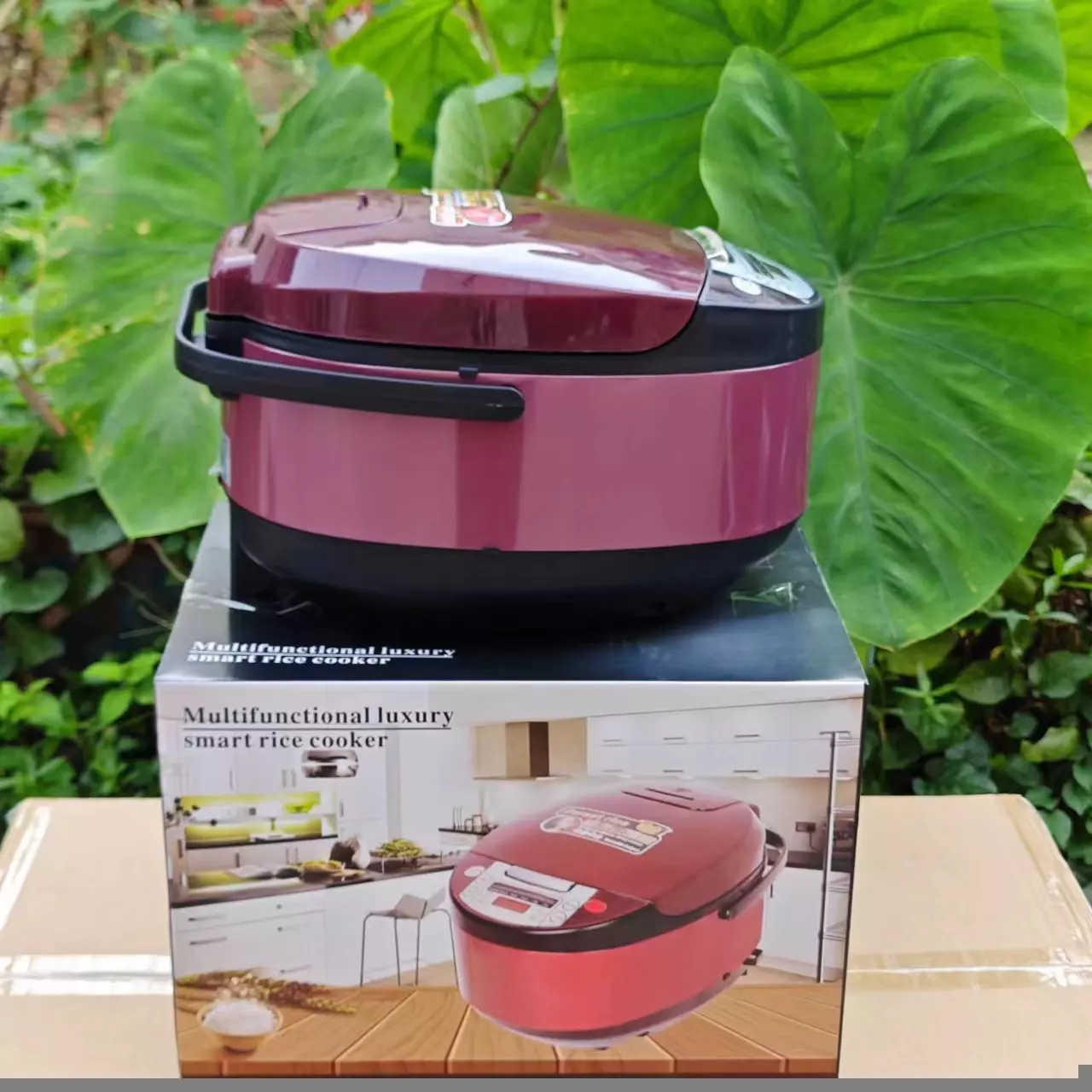 Smart 5L Rice Cooker with Timer | Purple Electric Export Model - Image 2