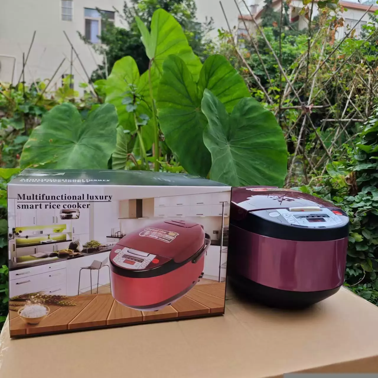 Smart 5L Rice Cooker with Timer | Purple Electric Export Model - Image 3