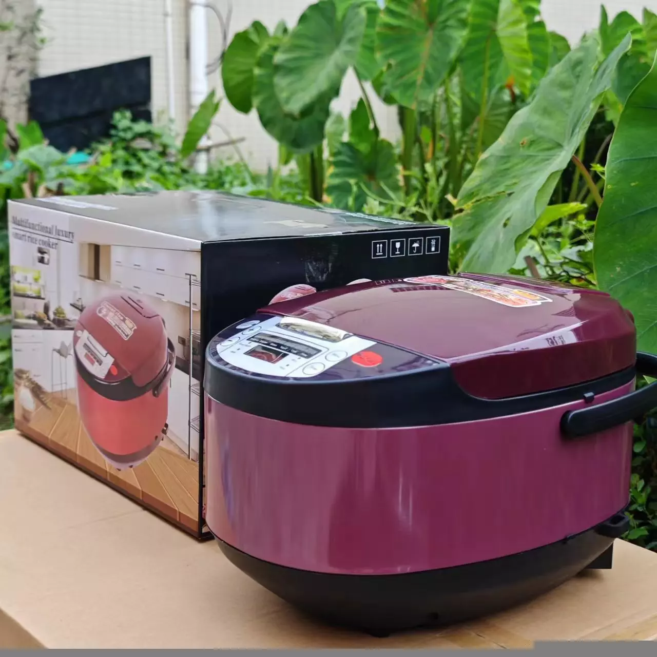 Smart 5L Rice Cooker with Timer | Purple Electric Export Model - Image 4