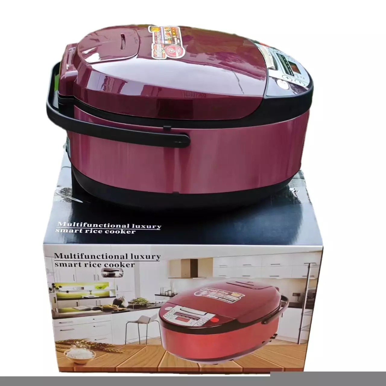 Smart 5L Rice Cooker with Timer | Purple Electric Export Model - Image 5