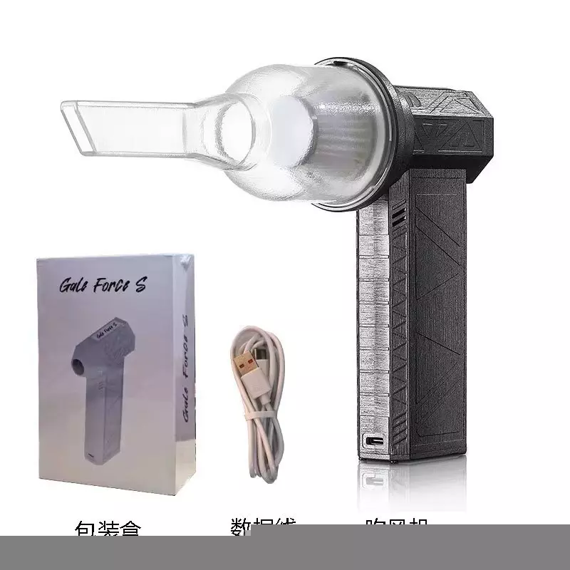 Handheld Turbo Vacuum Blower Kit, 120W Industrial Cooling Fan with 3 Speeds - Image 3