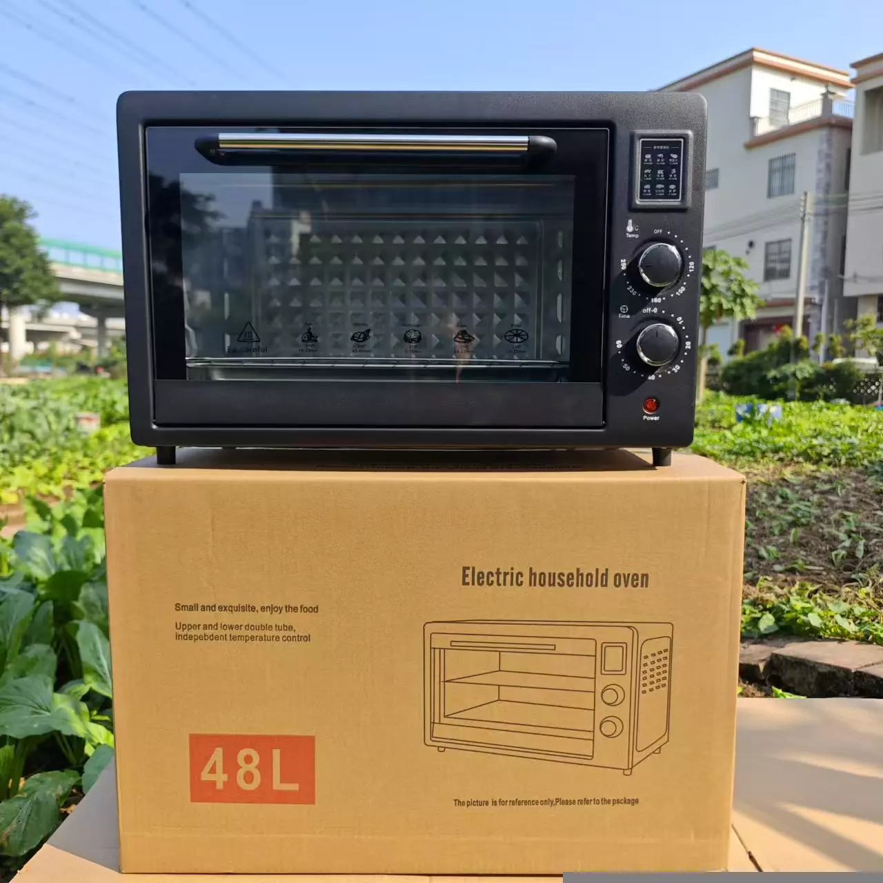 12L Electric Oven for Home Baking, Stainless Steel Interior, 800W, 220V EU/UK Plug - Image 4