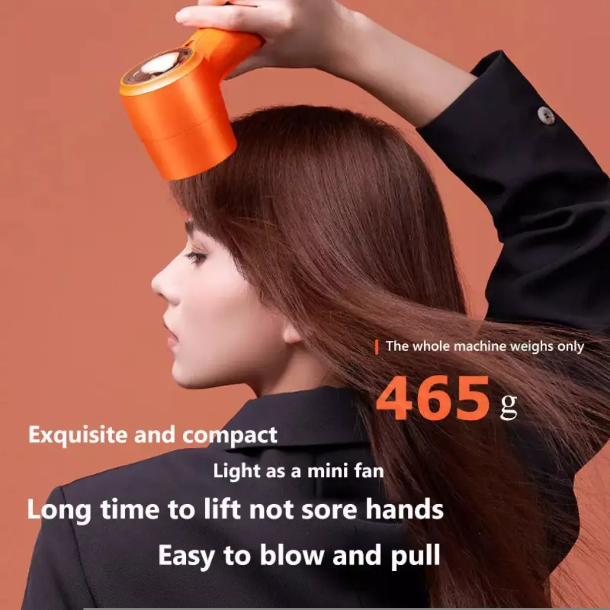 High-Speed Negative Ion Hair Dryer 1200W, EU Plug, FCC CE ROHS Certified - Image 3