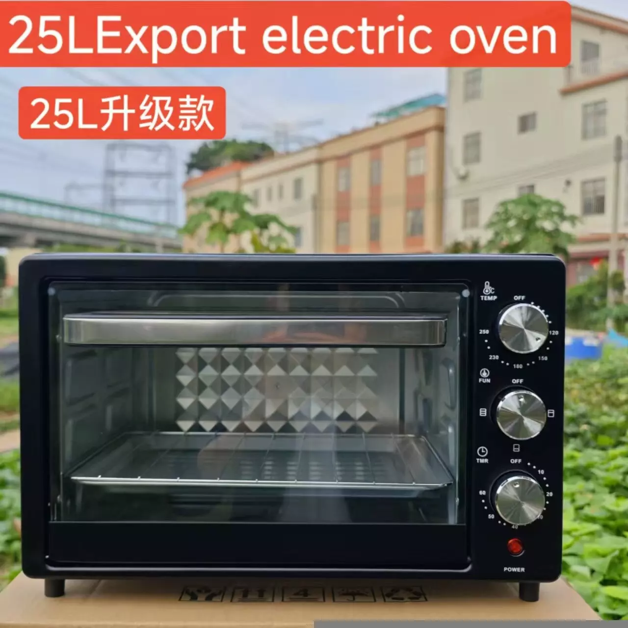 Compact Electric Oven for Baking, 13L-48L, 800W, 220V, Stainless Steel, Home Kitchen Appliance - Image 4