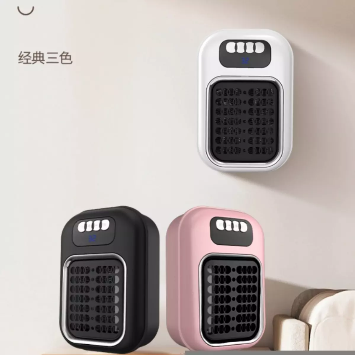 Portable Mini Heater 400W PTC Electric Warmer for Home Office Use - Image 4