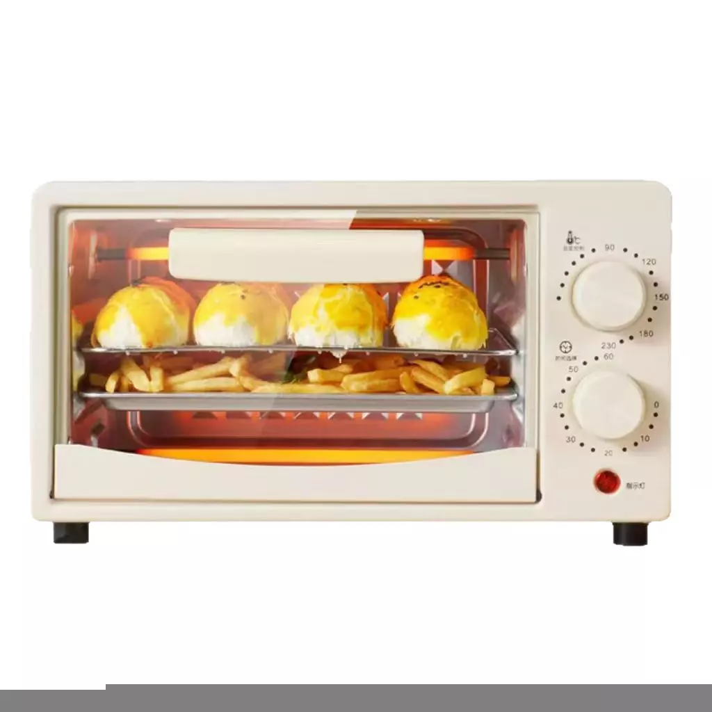 12L Electric Oven for Home Baking, Stainless Steel Interior, 800W, 220V EU/UK Plug - Image 5